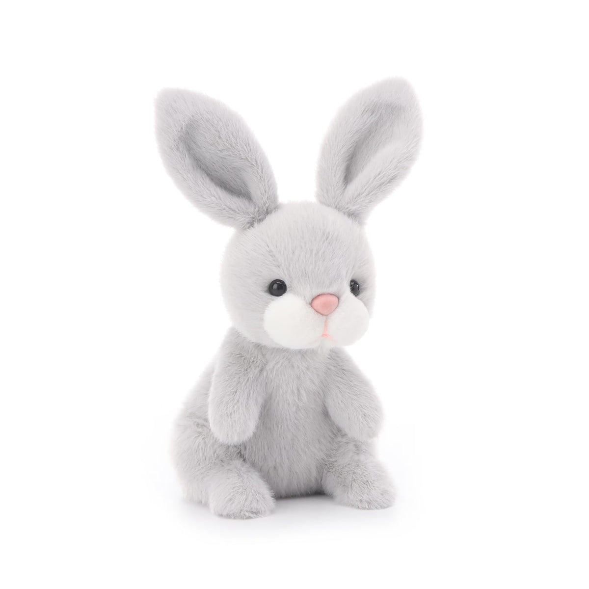 Apricot Lamb Kuscheltier Hase grau 16 cm – weiches Plüschtier Kaninchen, handgefertigt, für Babys ab Geburt