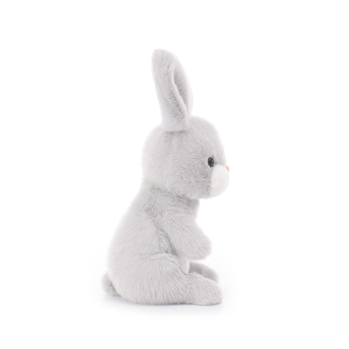 Apricot Lamb Kuscheltier Hase grau 16 cm – weiches Plüschtier Kaninchen, handgefertigt, für Babys ab Geburt