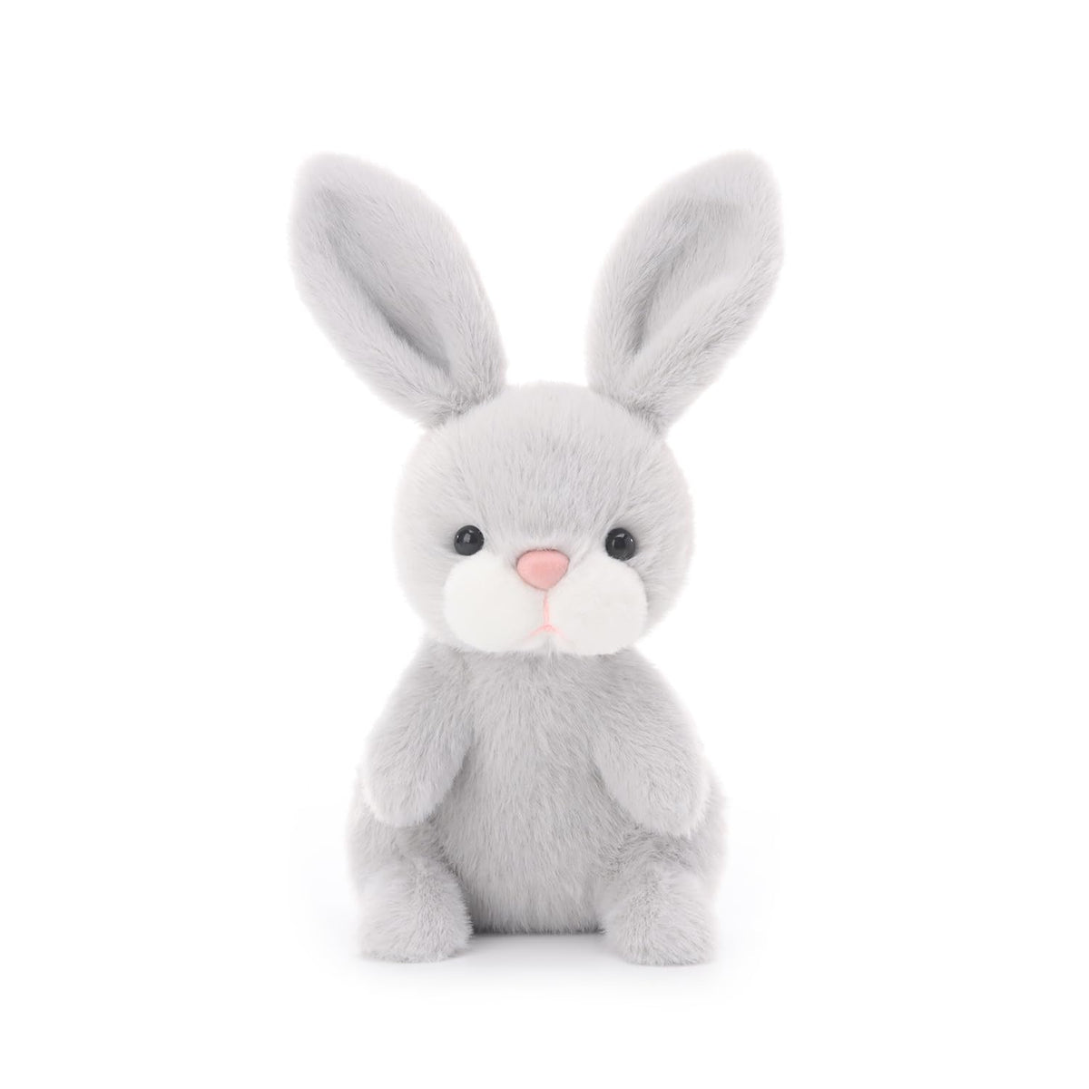 Apricot Lamb Kuscheltier Hase grau 16 cm – weiches Plüschtier Kaninchen, handgefertigt, für Babys ab Geburt